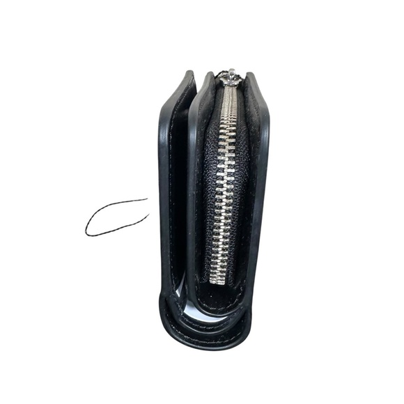 MARC JACOBS Compact Glitter Bifold Wallet in Silver Sparkle - Picture 9 of 14